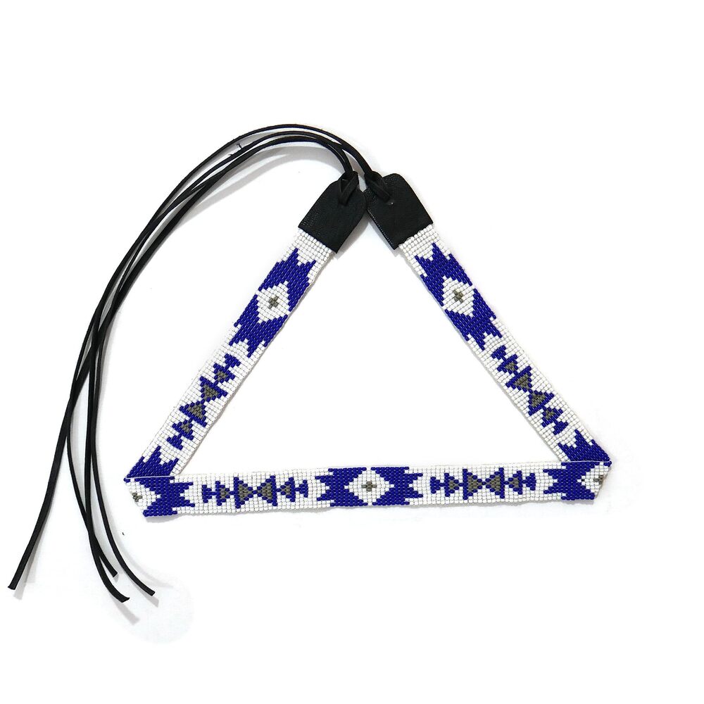 3322 Beaded Hat Band Native American Style Southwestern Cowboy Rode